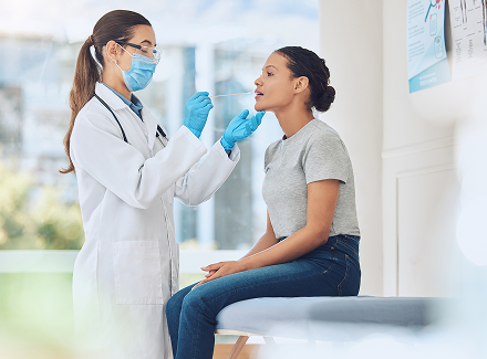 covid-mask-woman-patient-mouth-test-with-medical-doctor-specialist-consulting-facility-healthcare-worker-doing-virus-swab-examination-person-with-coronavirus-sickness-symptoms 1