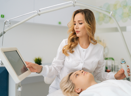portrait-female-beautician-doctor-touching-touch-screen-with-fingers-adjusting-rflifting-apparatus-woman-beautician-settings-microneedle-rf-lifting-device-machine-concept-rejuvenating-skin 4